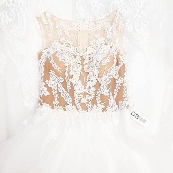 Robe Prima Buste de robe de mariée en dentelle réalisé artisanalement à l’atelier DBcarré